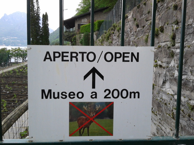 No deers allowed in the museums